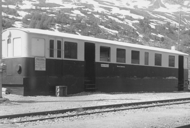 Bahnhof Bernina Diavolezza, Foto: SBB Historic F_116_00001_059