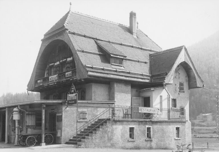 Bahnhof Cavaglia, Foto: SBB Historic F_116_00001_111