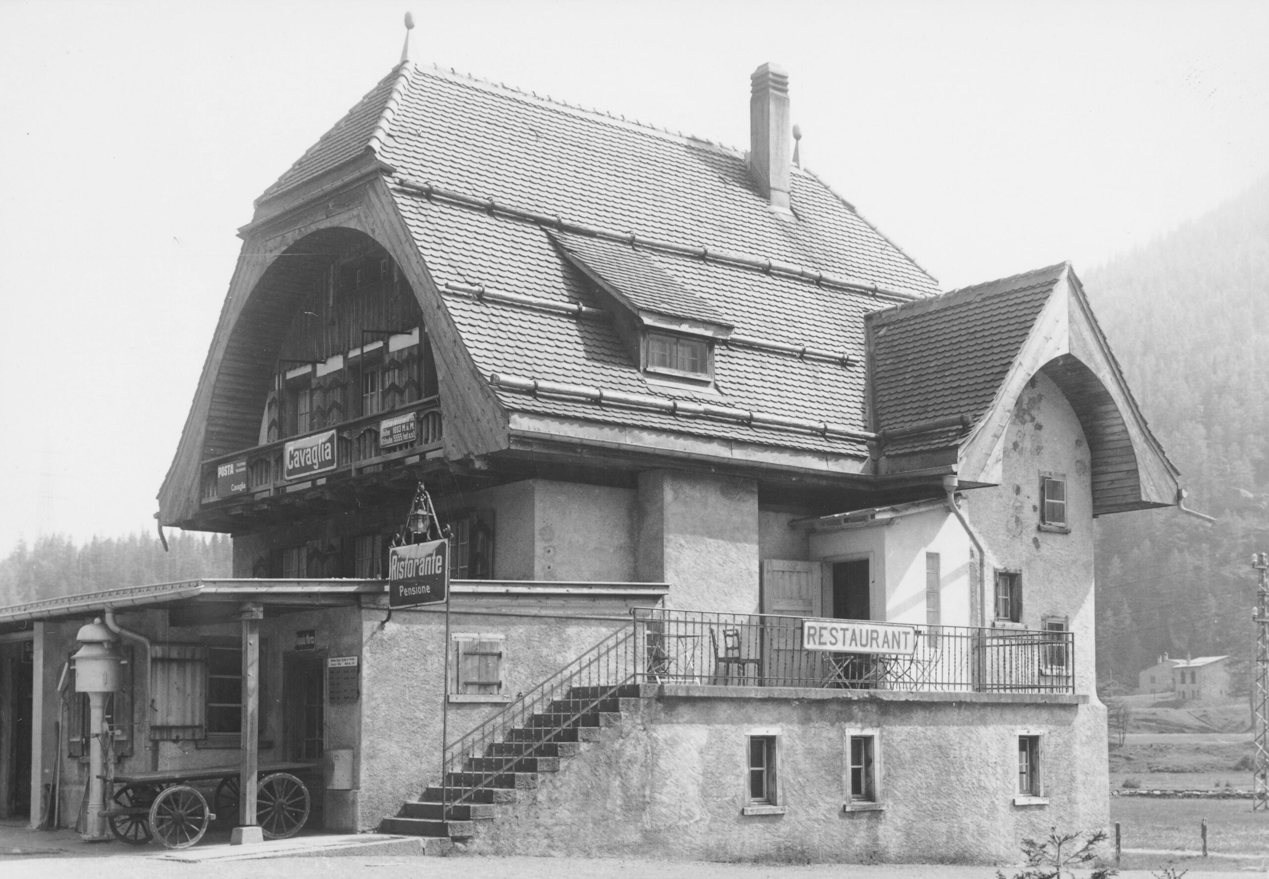 Bahnhof Cavaglia, Foto: SBB Historic F_116_00001_111