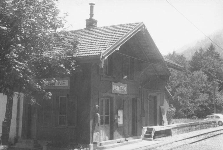 Bahnhof Lachen, Foto: SBB Historic F_116_00001_268