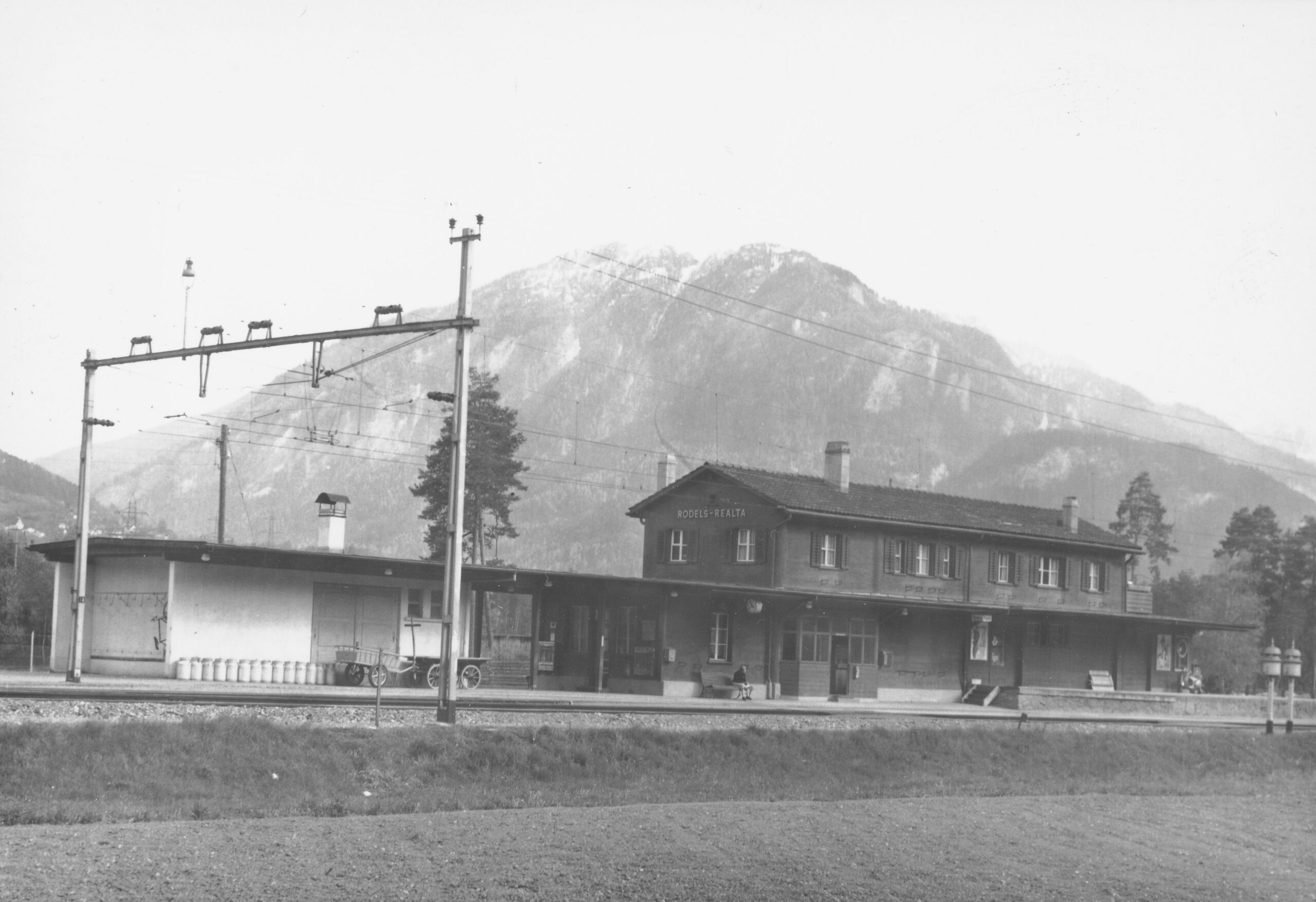 Bahnhof Rodels-Realta, Foto: SBB Historic F_116_00001_390