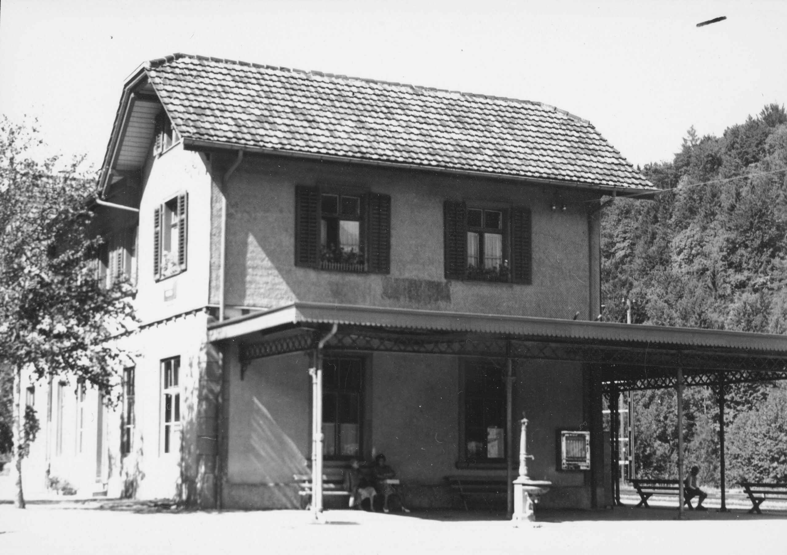 Bahnhof Sihlwald, Foto: SBB Historic F_116_00001_446