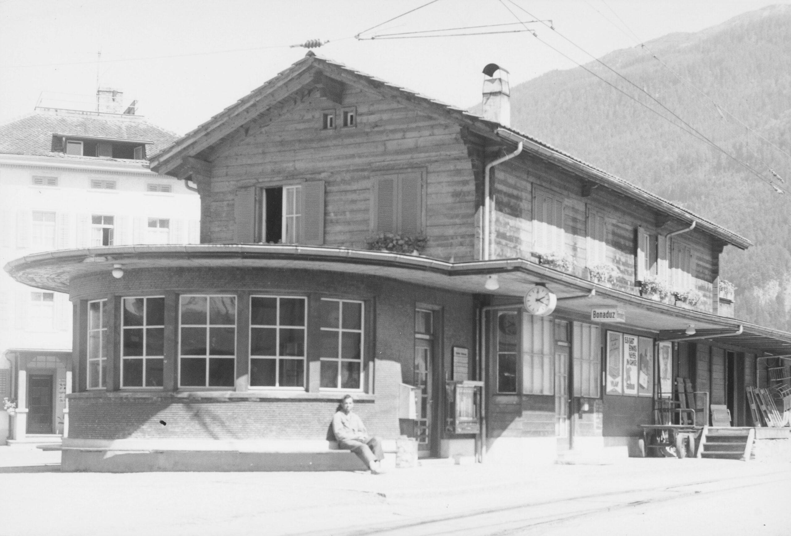 Bahnhof Bonaduz, Foto: SBB Historic F_116_00001_078