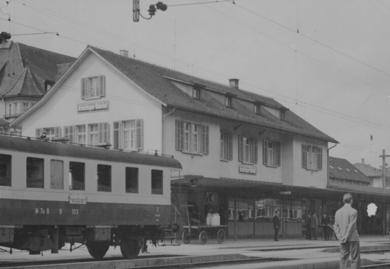 Bahnhof Kreuzlingen Bahnhof, Foto: SBB Historic F_116_00001_260