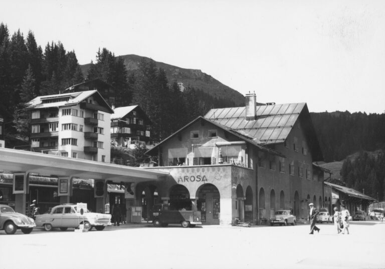 Bahnhof Arosa, Foto: SBB Historic F_116_00001_028