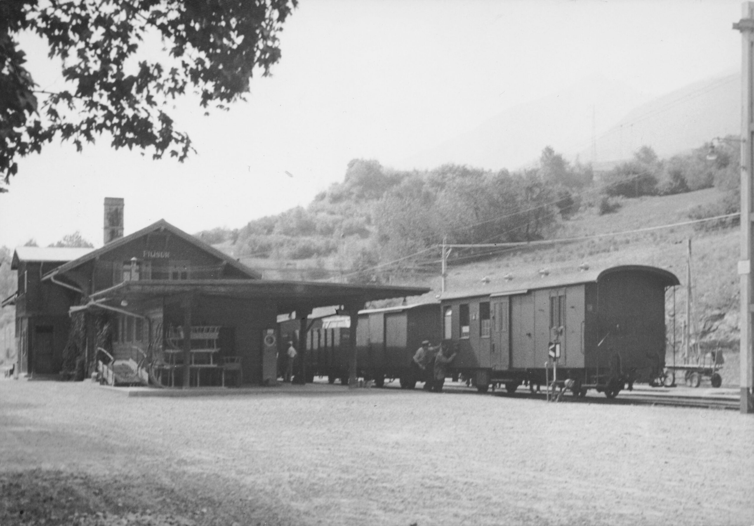 Bahnhof Filisur, Foto: SBB Historic F_116_00001_176