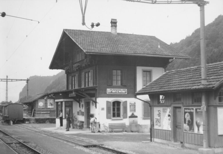 Bahnhof Brienzwiller, Foto: SBB Historic F_116_00001_086