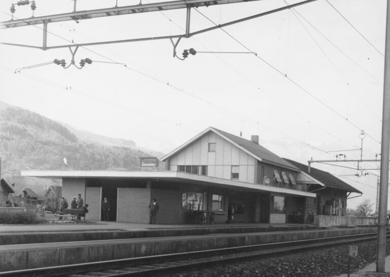 Bahnhof Sevelen, Foto: SBB Historic F_116_00001_440