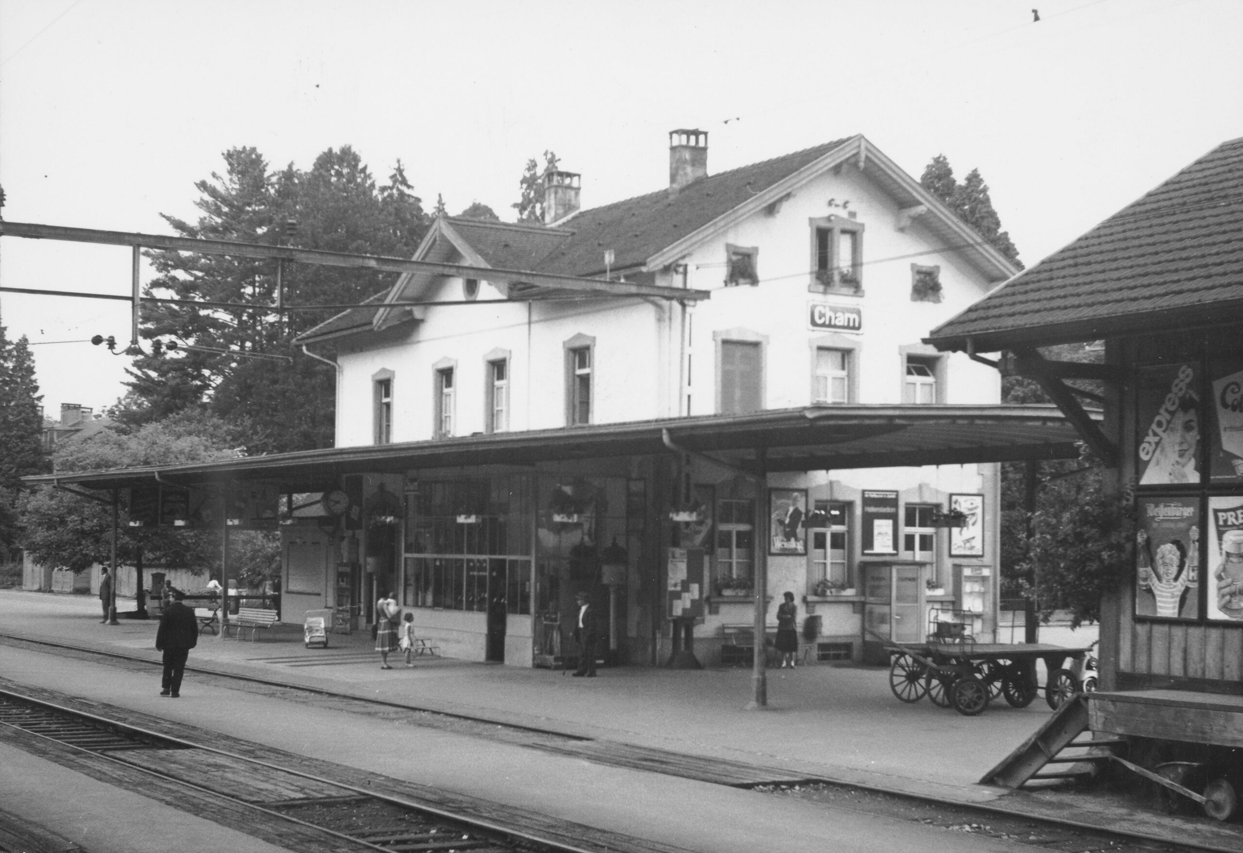 Bahnhof Cham, Foto: SBB Historic F_116_00001_115