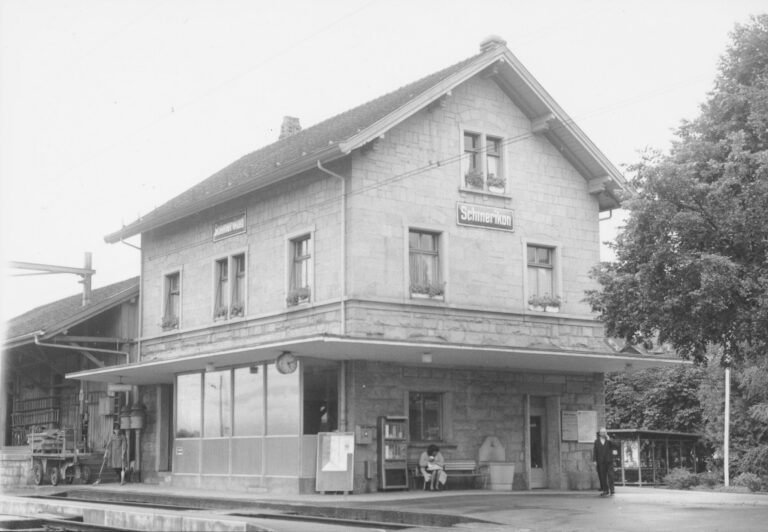 Bahnhof Schmerikon, Foto: SBB Historic F_116_00001_423