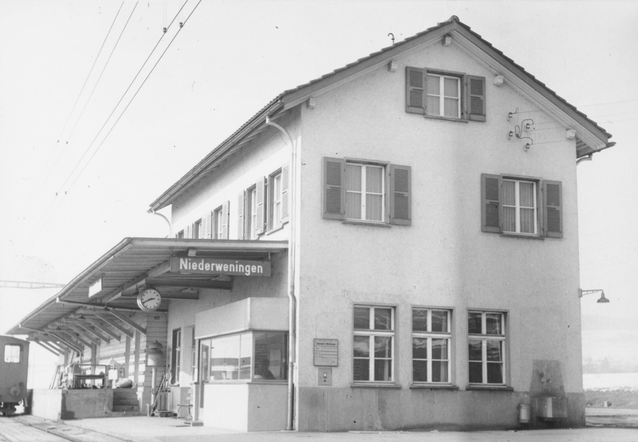 Bahnhof Niederweningen, Foto: SBB Historic F_116_00001_349