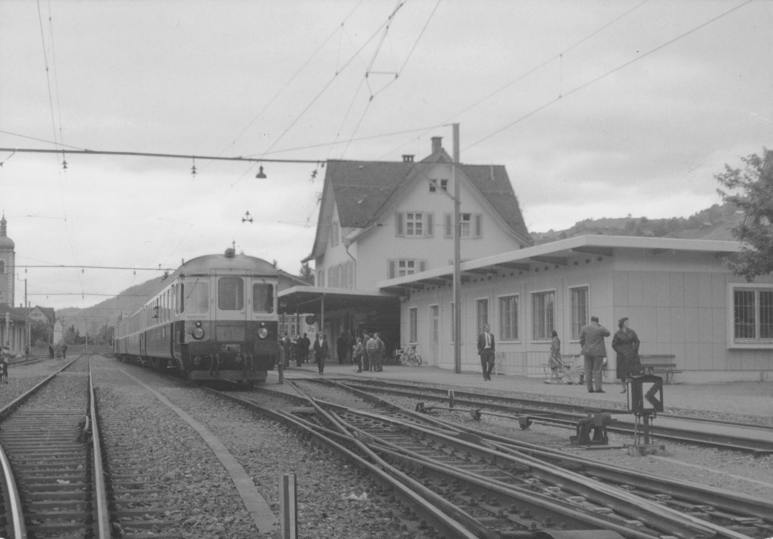 Bahnhof Nesslau Neu St. Johann, Foto: SBB Historic F_116_00001_342