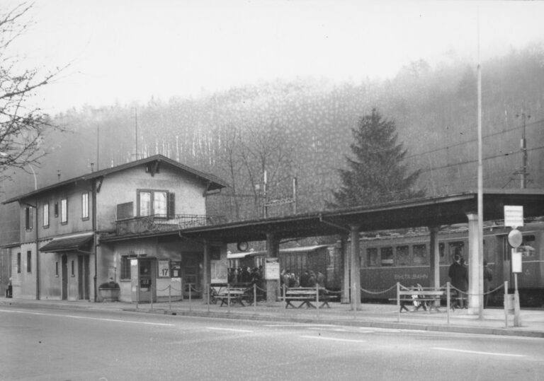 Bahnhof Zürich - Leimbach, Foto: SBB Historic F_116_00001_559