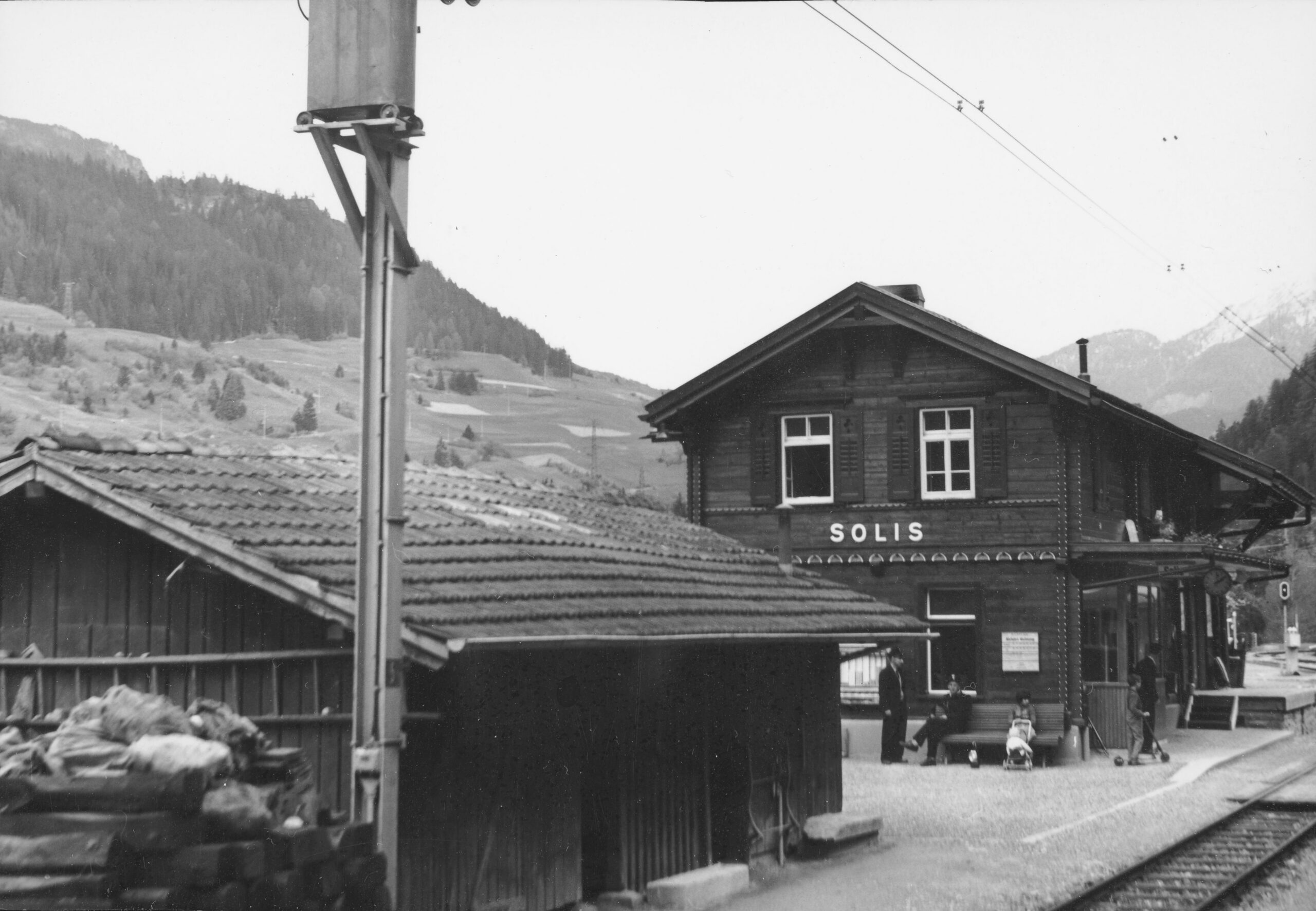 Bahnhof Solis, Foto: SBB Historic F_116_00001_452