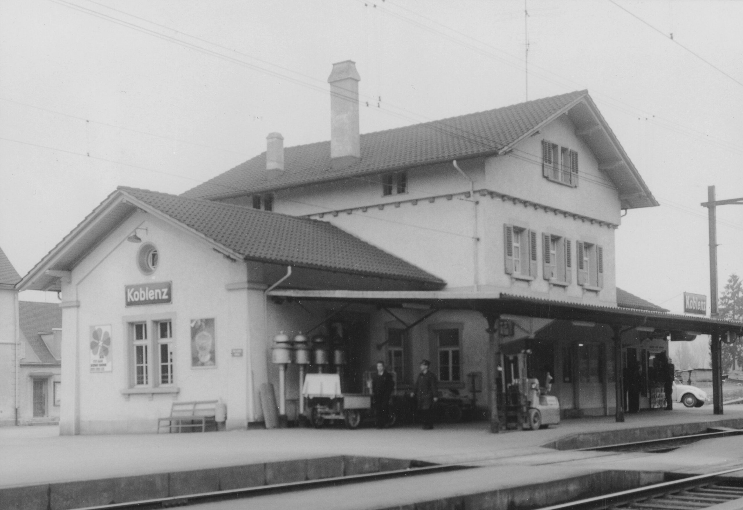 Bahnhof Koblenz, Foto: SBB Historic F_116_00001_256