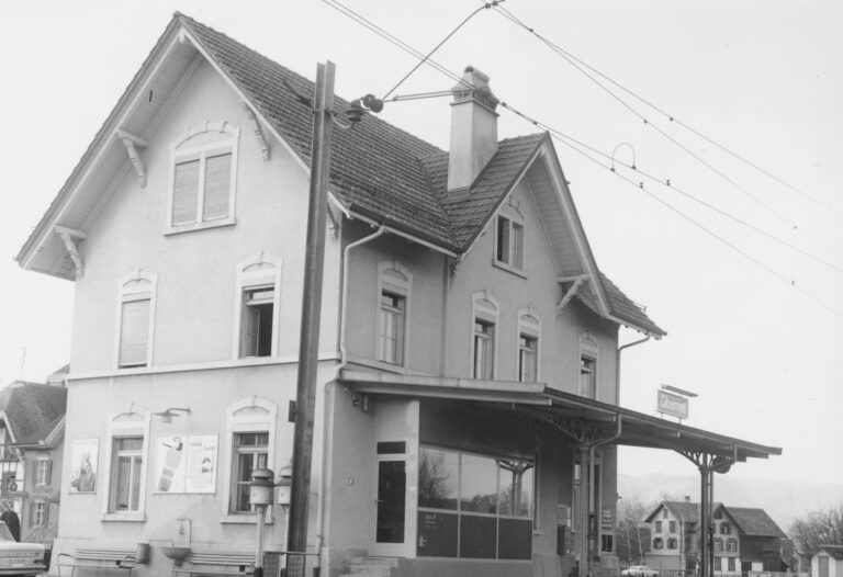 Bahnhof Oberriet, Foto: SBB Historic F_116_00001_357