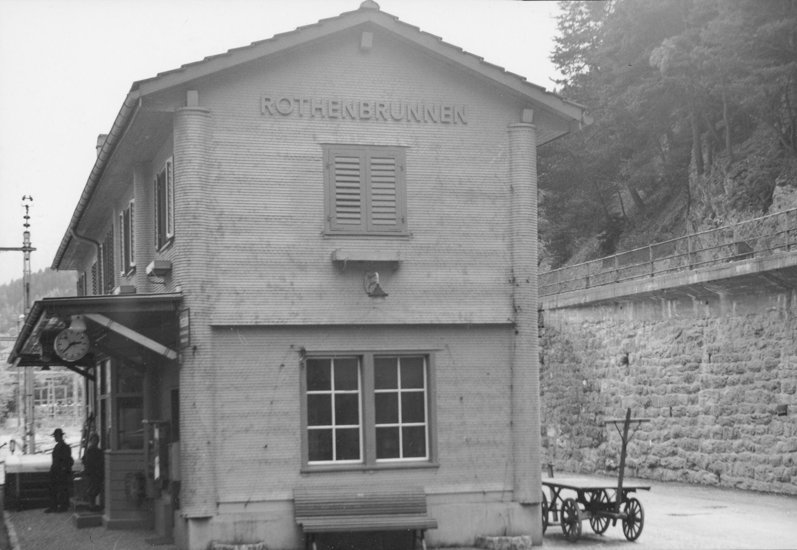 Bahnhof Rothenbrunnen, Foto: SBB Historic F_116_00001_396