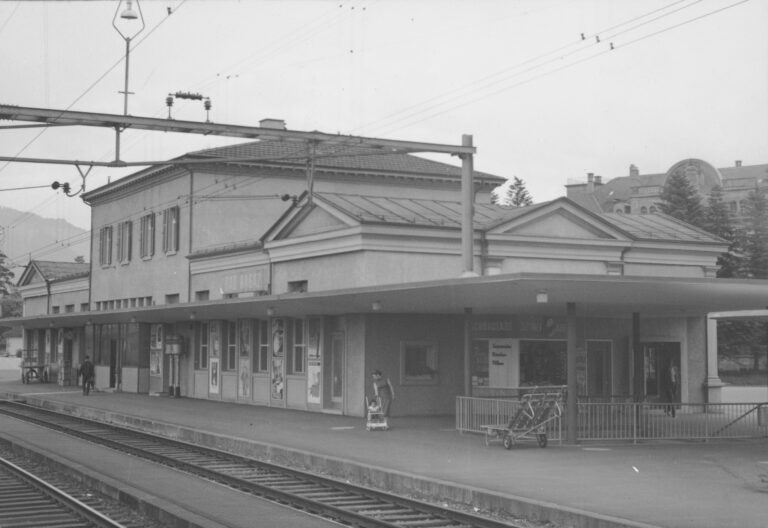 Bahnhof Bad Ragaz, Foto: SBB Historic F_116_00001_038