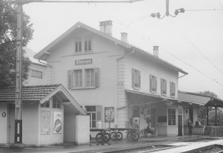 Bahnhof Steinen, Foto: SBB Historic F_116_00001_476