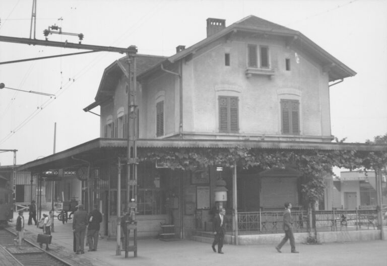 Bahnhof Horgen Oberdorf, Foto: SBB Historic F_116_00001_234
