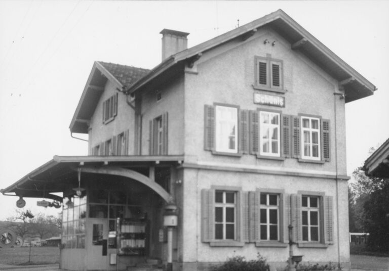 Bahnhof Schanis, Foto: SBB Historic F_116_00001_419