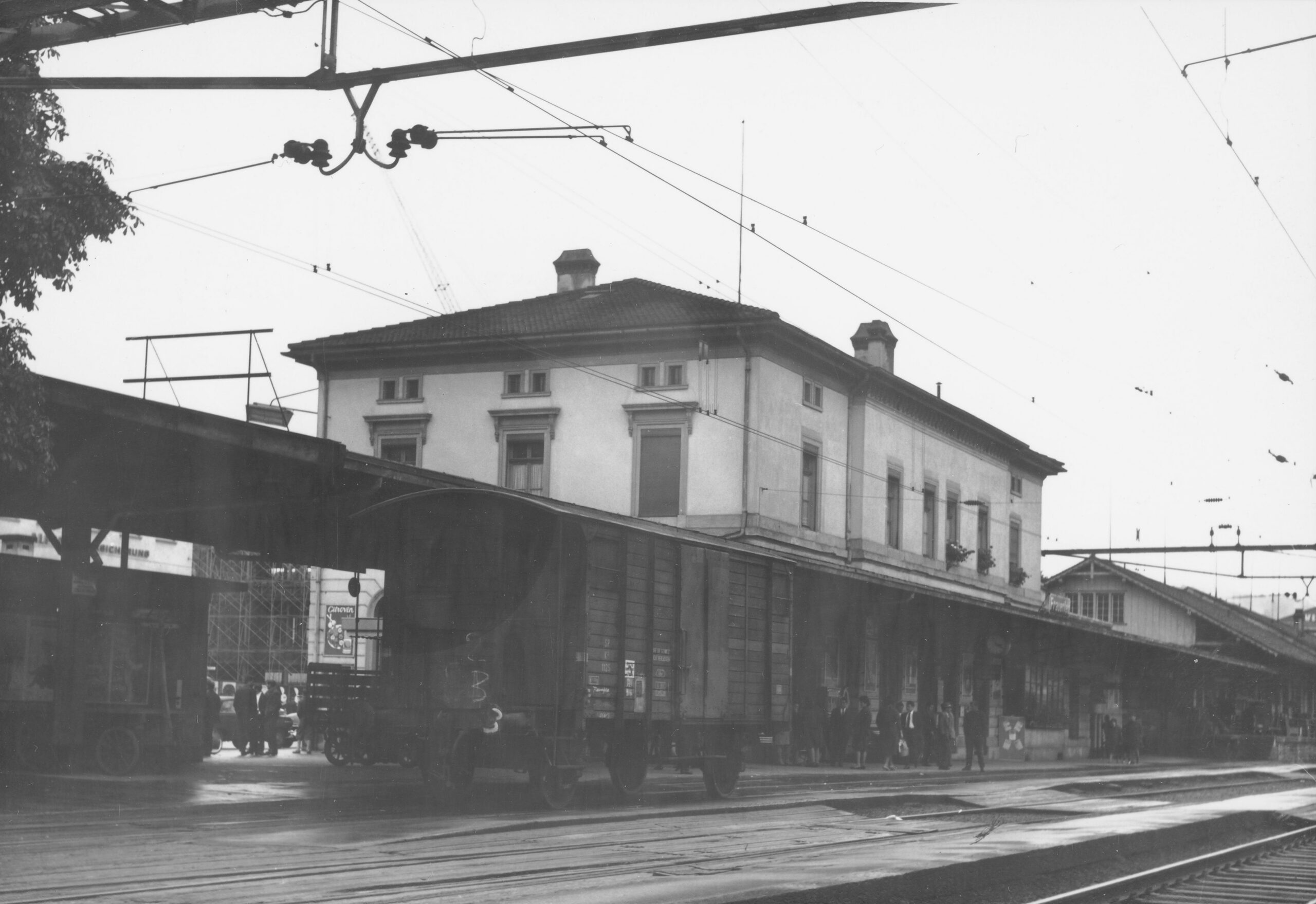 Bahnhof Frauenfeld, Foto: SBB Historic F_116_00001_185