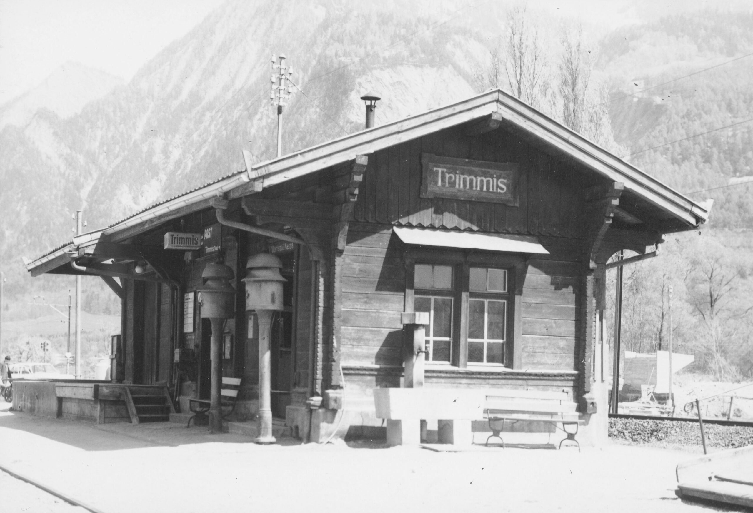 Bahnhof Trimmis, Foto: SBB Historic F_116_00001_504