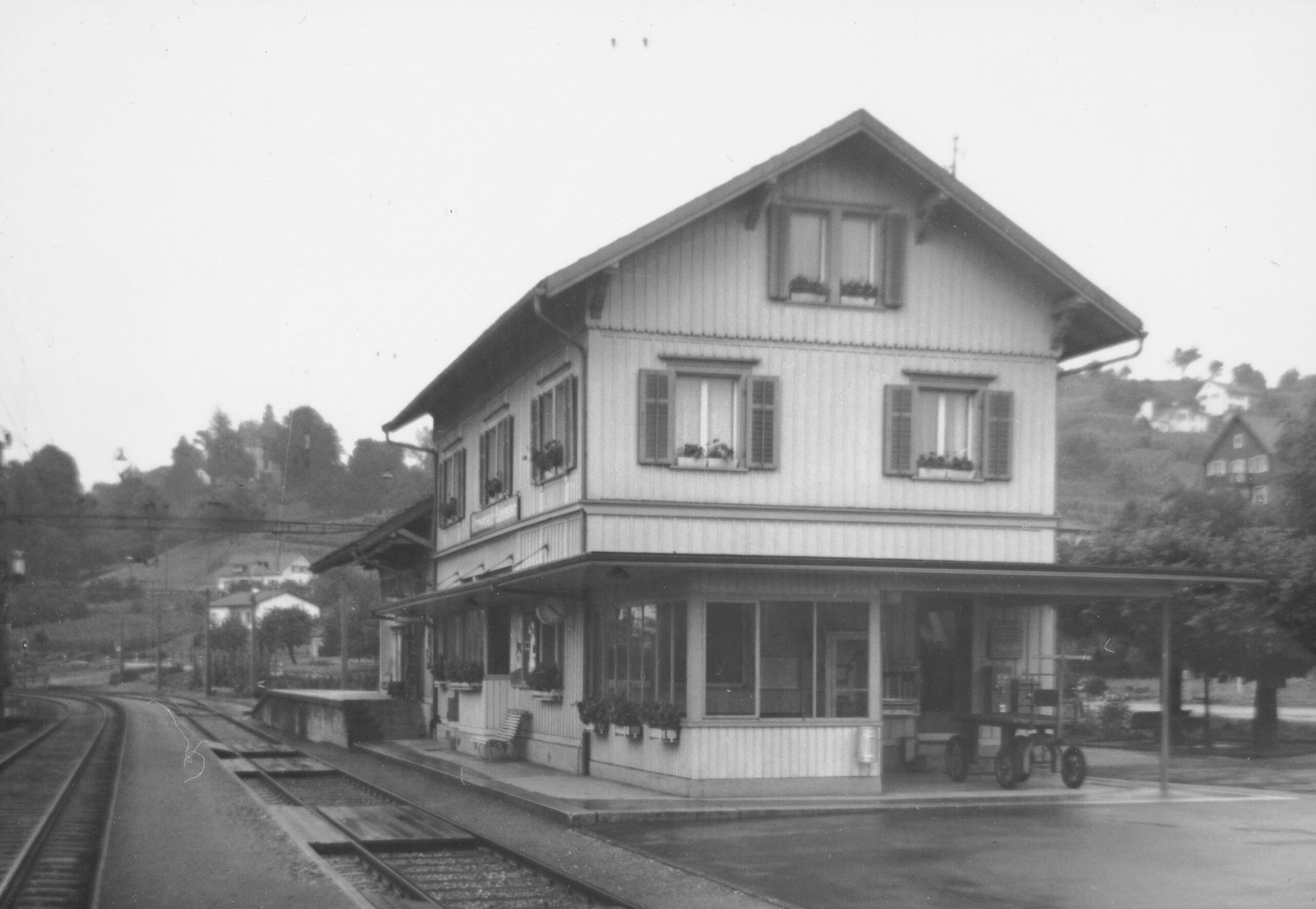 Bahnhof Mannenbach-Salenstein, Foto: SBB Historic F_116_00001_307