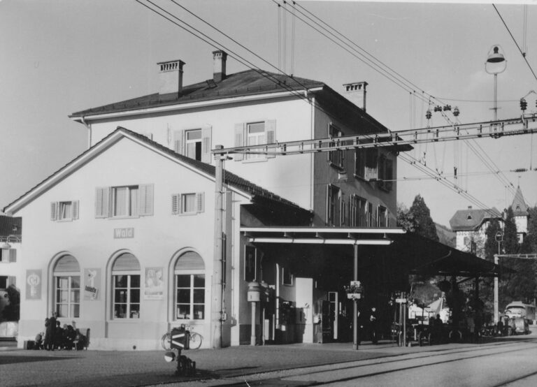 Bahnhof Wald, Foto: SBB Historic F_116_00001_524
