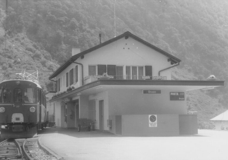 Bahnhof Brusio, Foto: SBB Historic F_116_00001_092