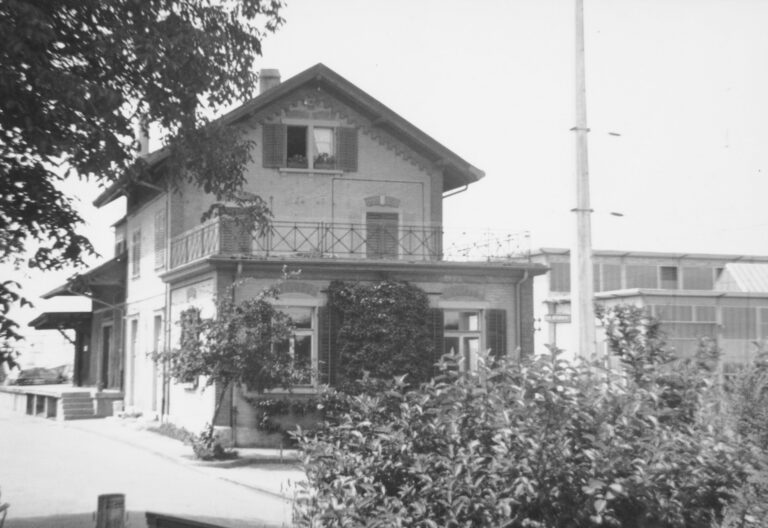 Bahnhof Zürich Affoltern, Foto: SBB Historic F_116_00001_556